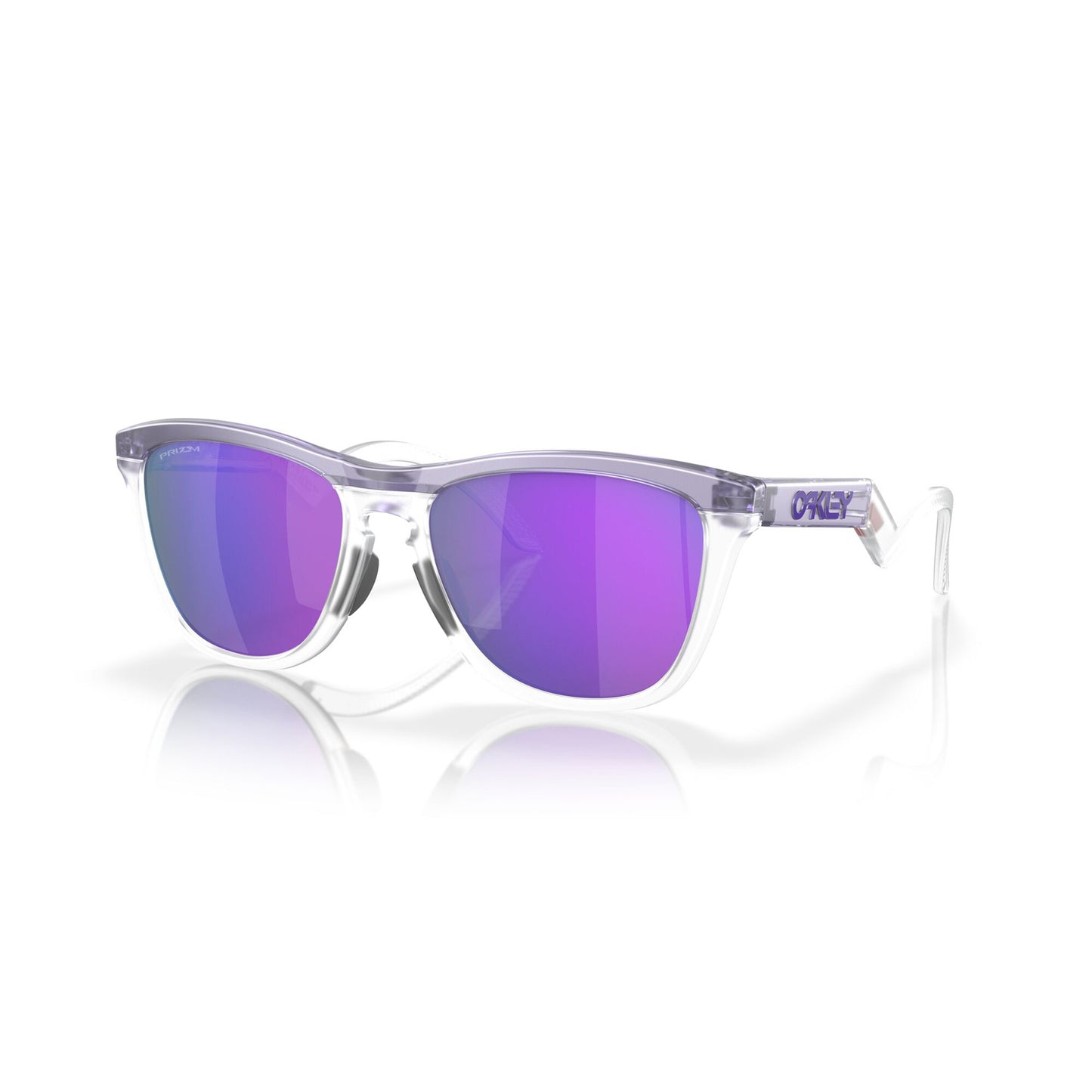Silmälasit OAKLEY FROGSKINS HYBRID Matte Trans lila/selkeä Prizm Violet
