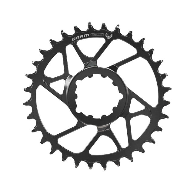 SRAM EAGLE 70 T-TYPE BOOST 12V DM Offset 3mm Mono ketjupyörä Musta
