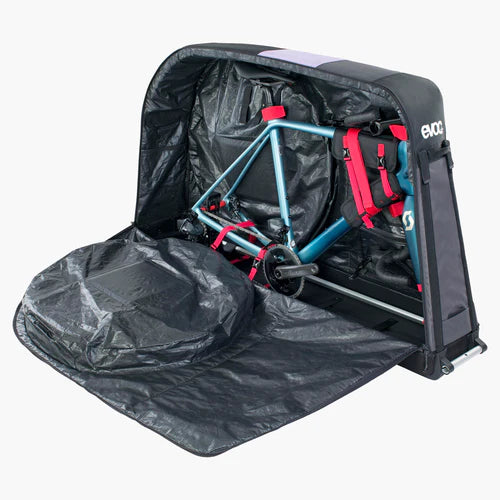 EVOC BIKE BAG PRO Monivärinen/violetti pyörän kantolaukku