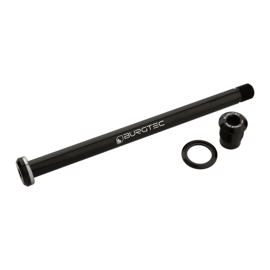 BURGTEC 174mm takapyörän akseli Yeti runkoon Musta