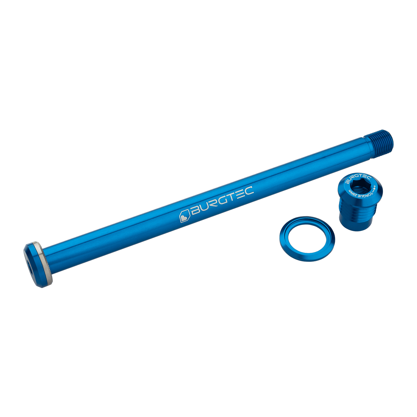 BURGTEC 174mm takapyörän akseli Yeti runkoon Tummansininen