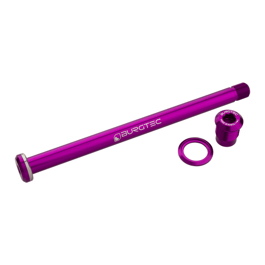 BURGTEC 174mm takapyörän akseli Yeti-runkoon violetti