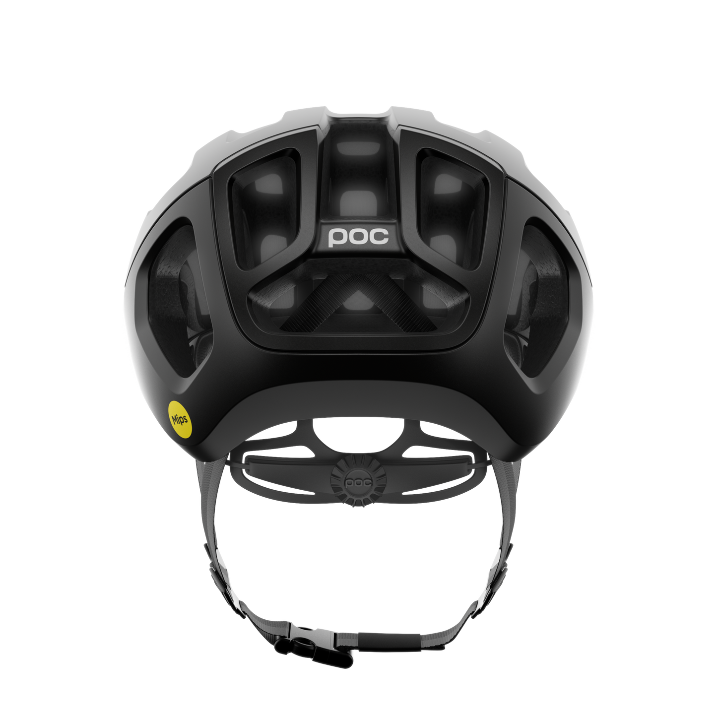 POC VENTRAL TEMPUS MIPS Road kypärä Musta Matt