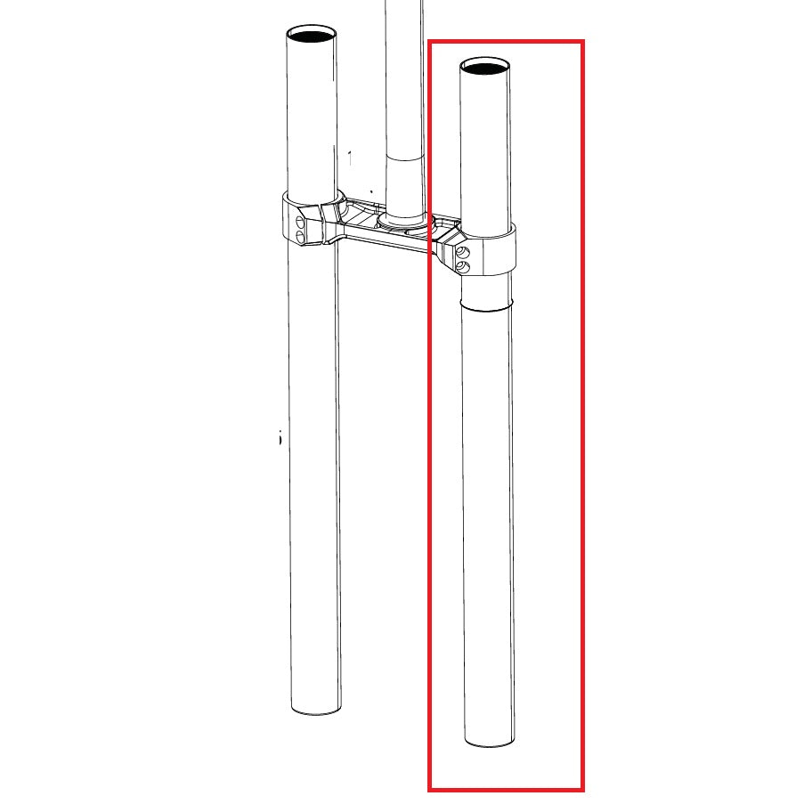 Vasen mäntä ROCKSHOX BOXXER D1 haarukkaan (2024+)