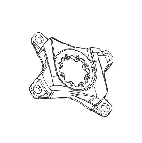 Star SRAM FORCE/RED 107BCD kampiakseli