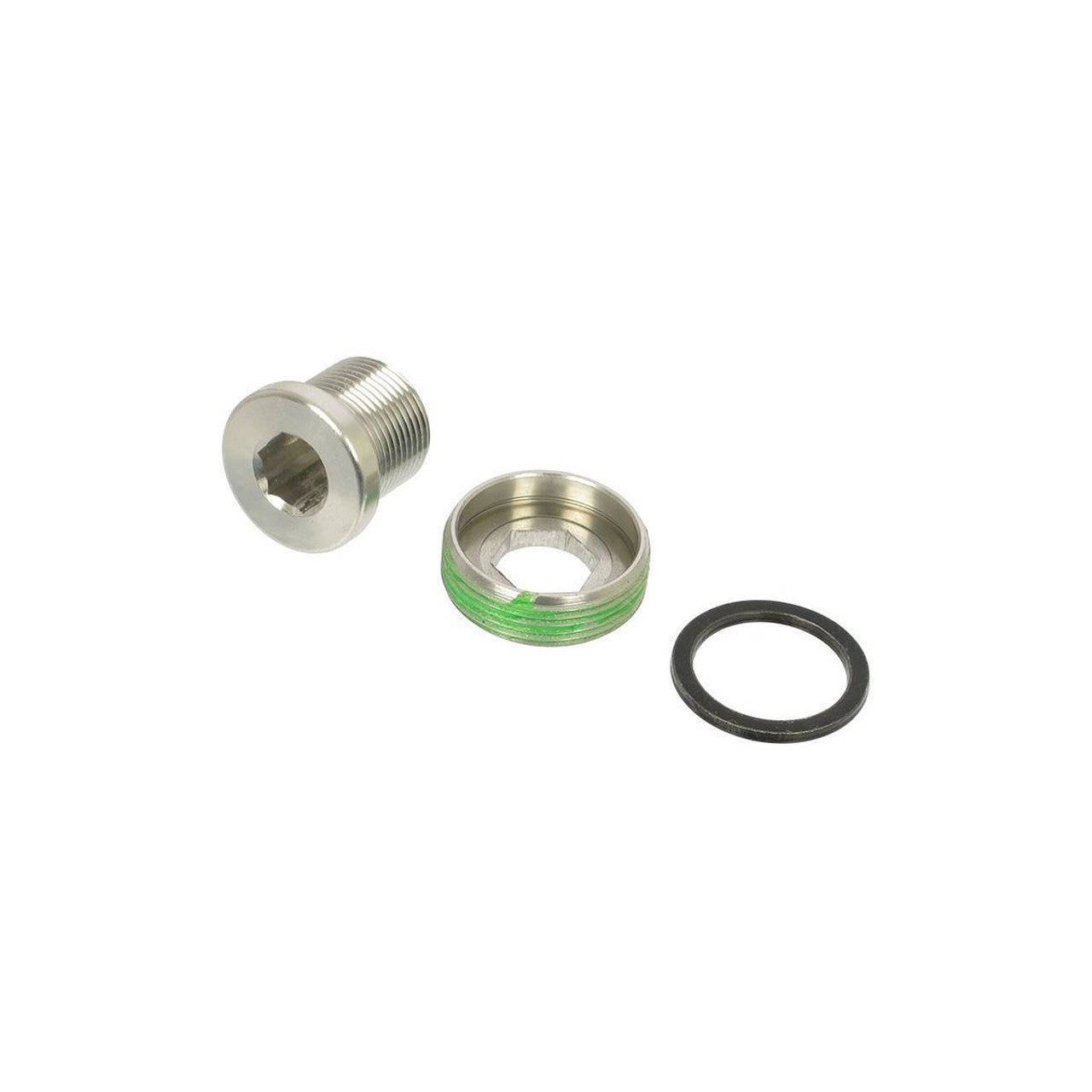 SRAM M15/M22 itsestään ulosvedettävä kampiruuvi GXP- kampiakselille Hopea