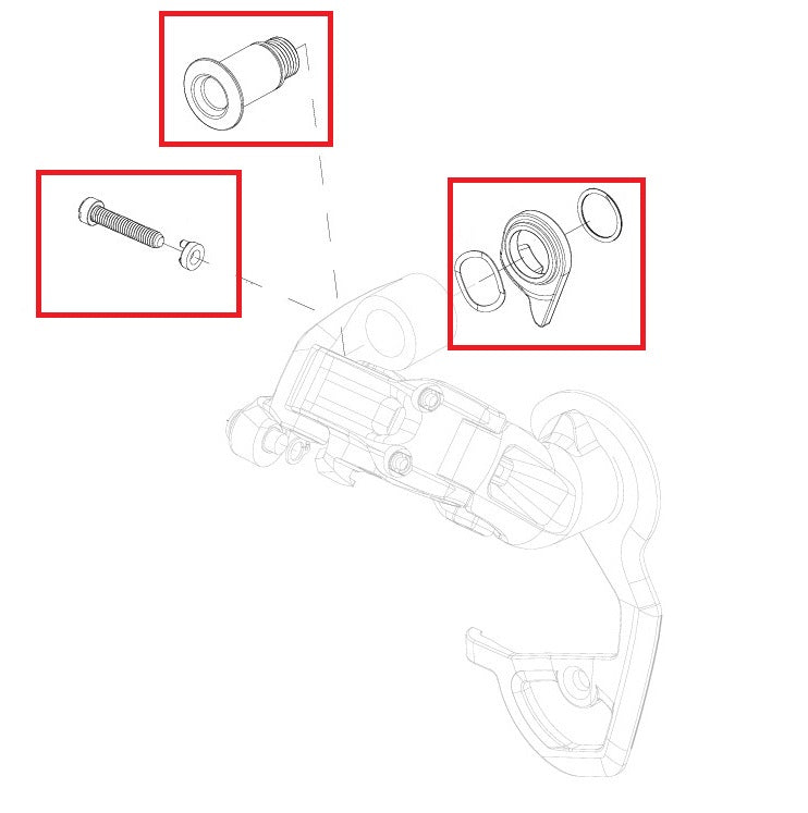 SRAM RED -vaihteen säätöruuvi