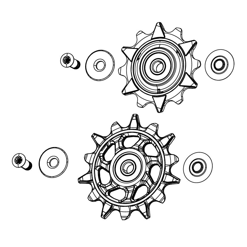 SRAM XX DH T-TYPE EAGLE AXS 7-vaihteinen takavaihde Häkit
