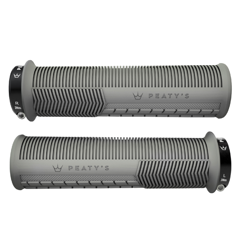 PEATY'S MONARCH MUSHROOM Grips Harmaa