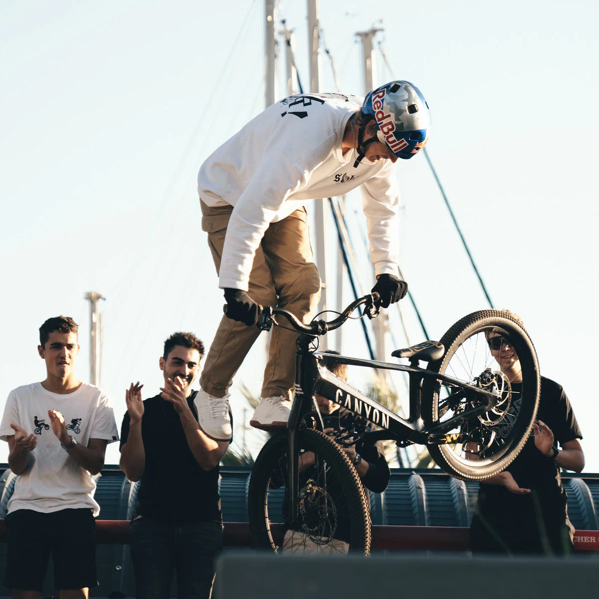 CRANKBROTHERS STAMP STREET FABIO WIBMER FLAT Valkoinen MTB-kengät