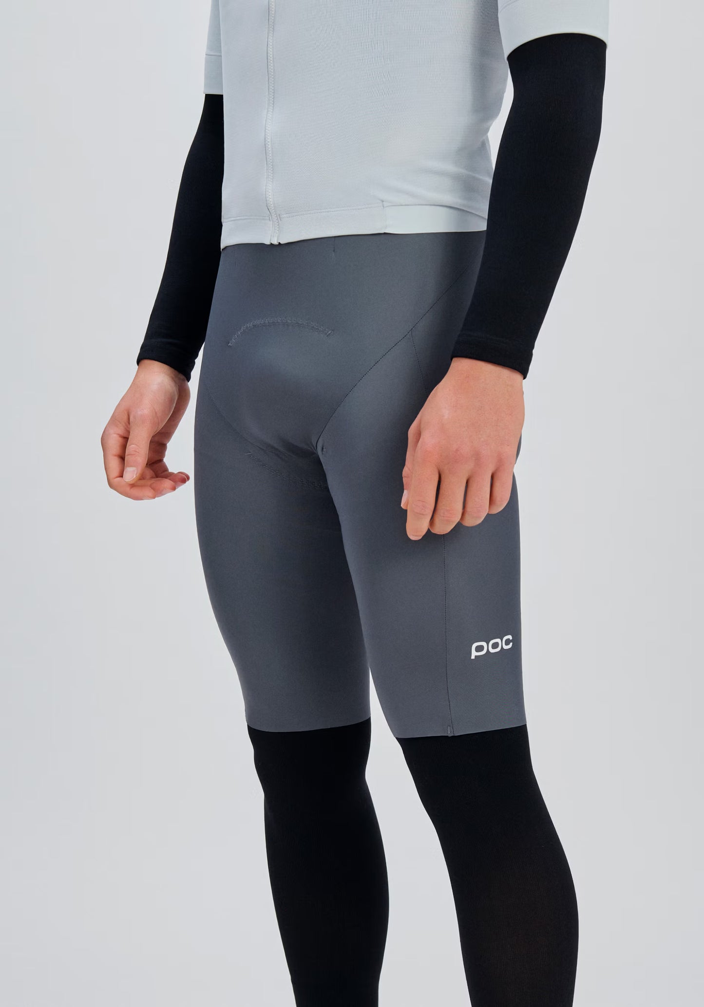 POC RACEDAY Bib Short harmaa