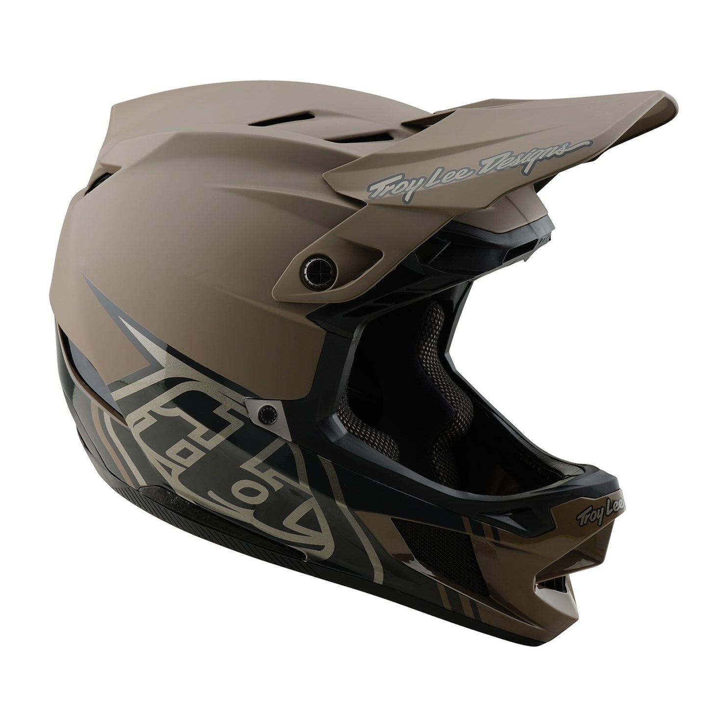 Troy Lee Designs D4 COMPOSITE MIPS GHOSTWING MTB-kypärä Ruskea/Musta