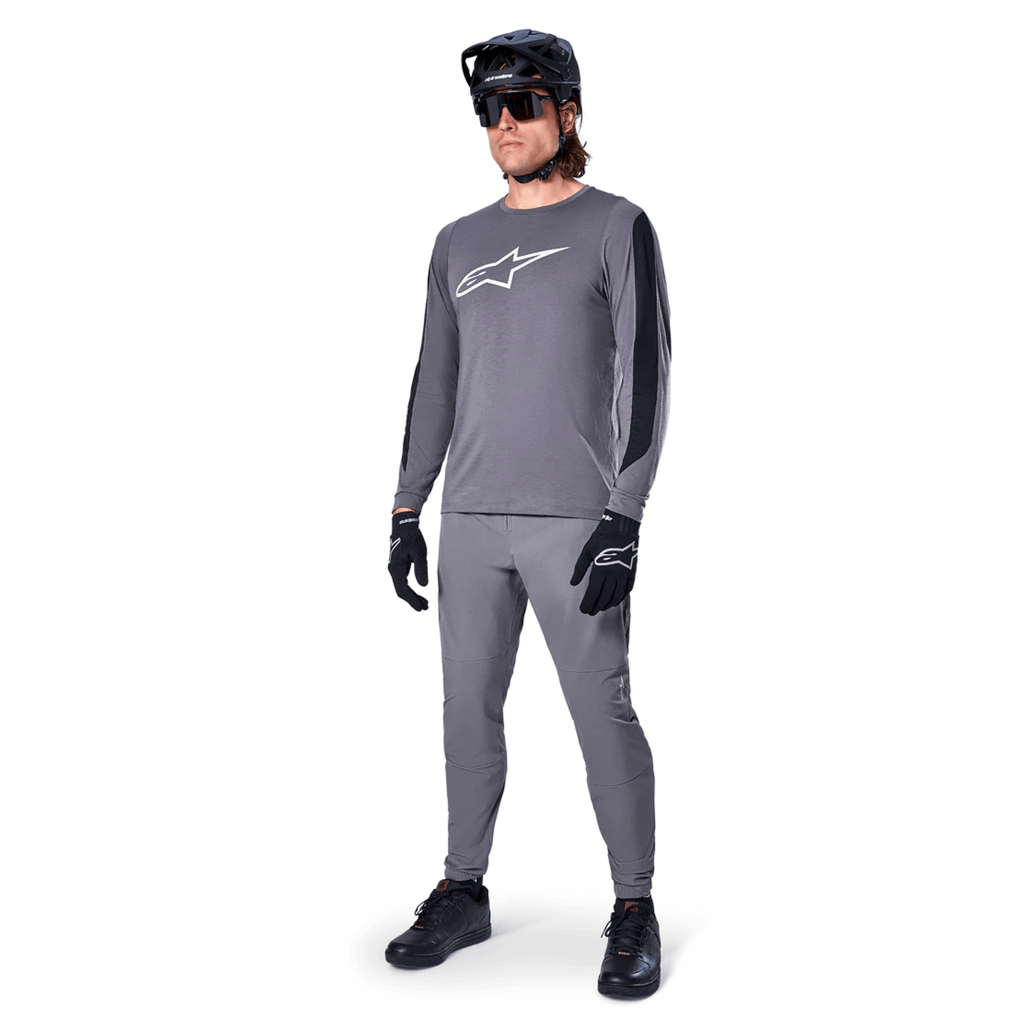 ALPINESTARS A-DURA ELITE -housut Tummanharmaat housut
