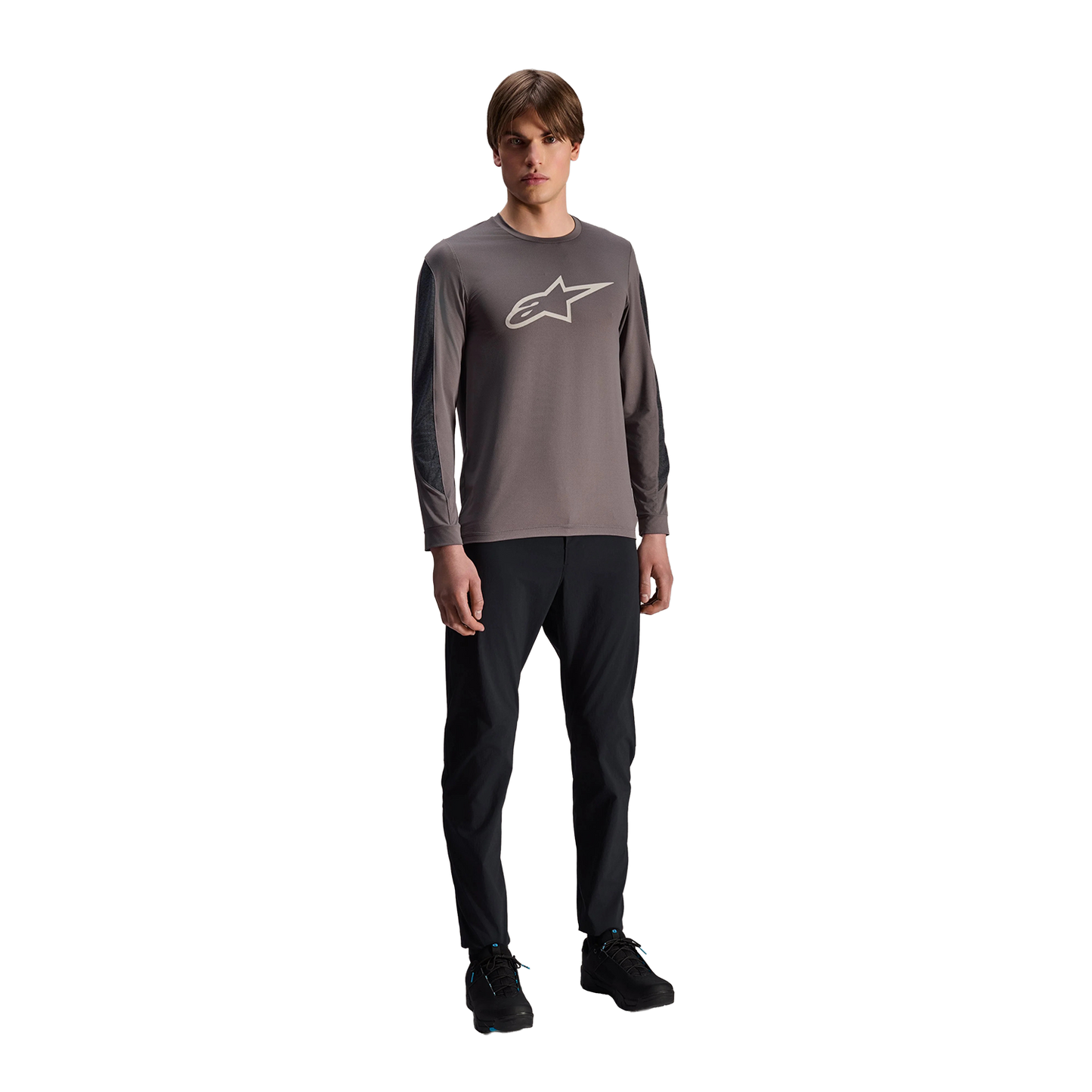 ALPINESTARS A-DURA INSET ASTAR pitkähihainen Jersey harmaa