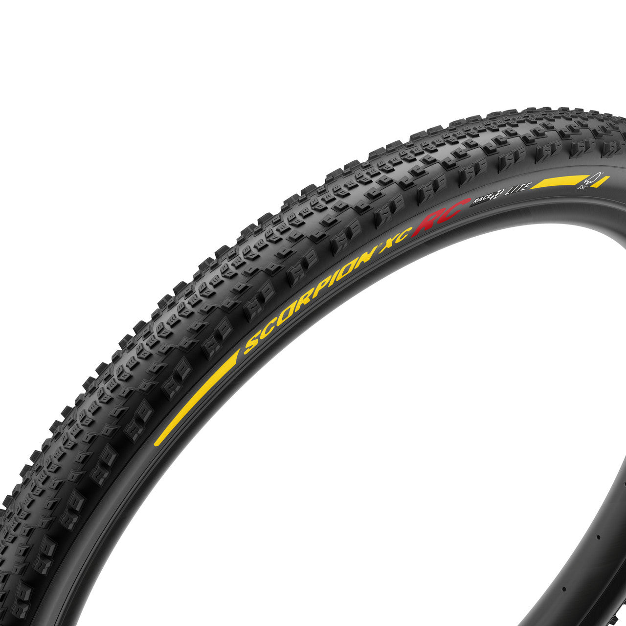 PIRELLI SCORPION RACE XC RC Lite 29x2.40 Tubeless Ready pehmeä keltainen Team Edition -rengas PIRELLI SCORPION RACE XC RC Lite 29x2.40 Tubeless Ready pehmeä keltainen Team Edition -rengas