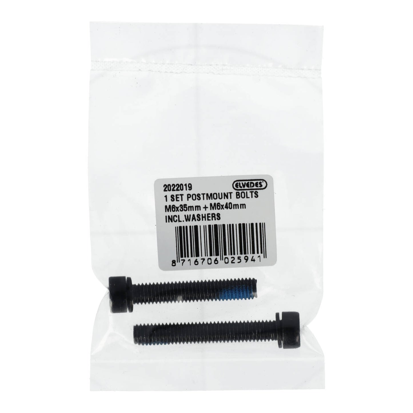 ELVEDES PM M6x35 / M6x40 Jalustan kiinnitysruuvi