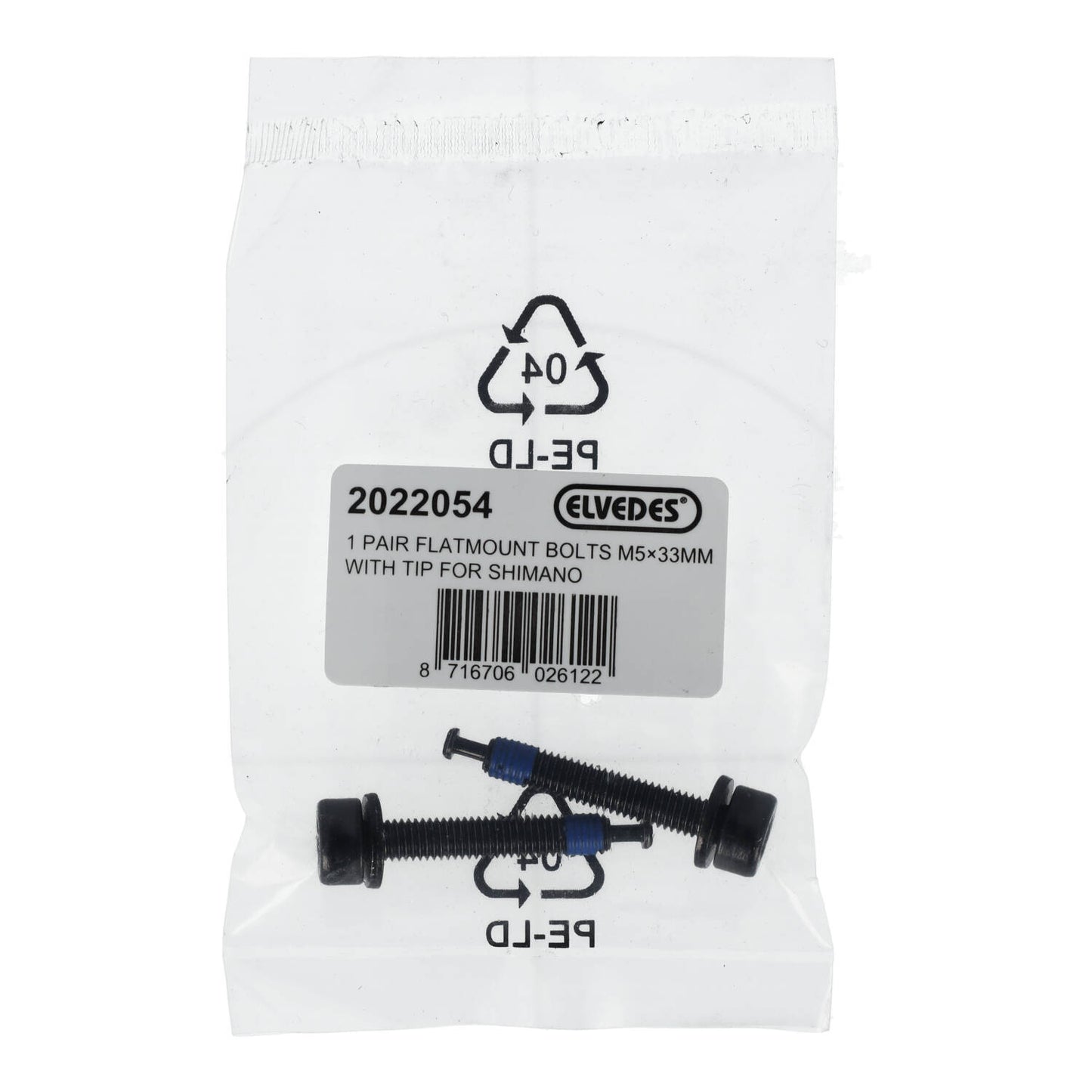 ELVEDES FM Shimano M5x33 Tyyppi C takasatulan kiinnitysruuvi
