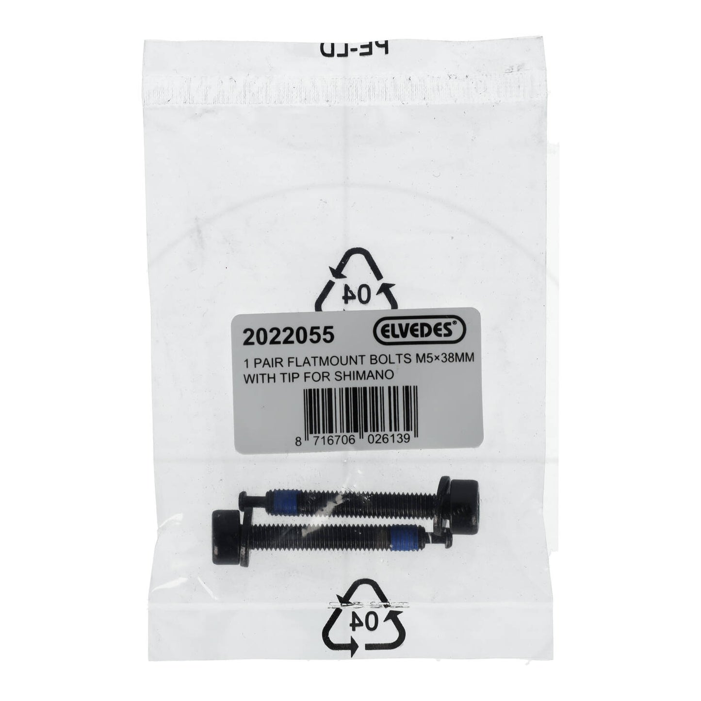 ELVEDES FM Shimano M5x38 Tyyppi C takasatulan kiinnitysruuvi