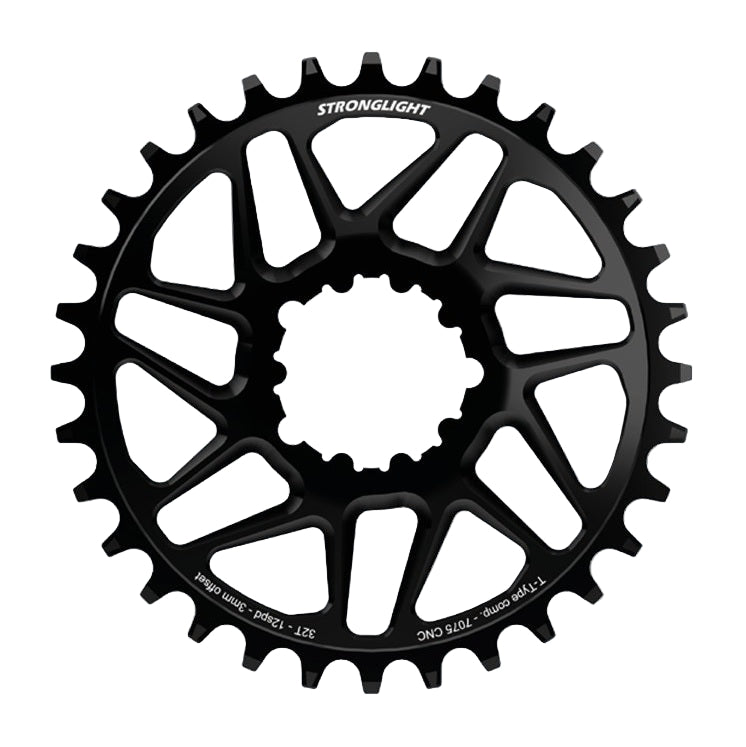 STRONGLIGHT SRAM SX/NX/GX/X01 BOOST 12V Direct Mount Offset 3mm Alu Mono-ketjupyörän ketjupyörä