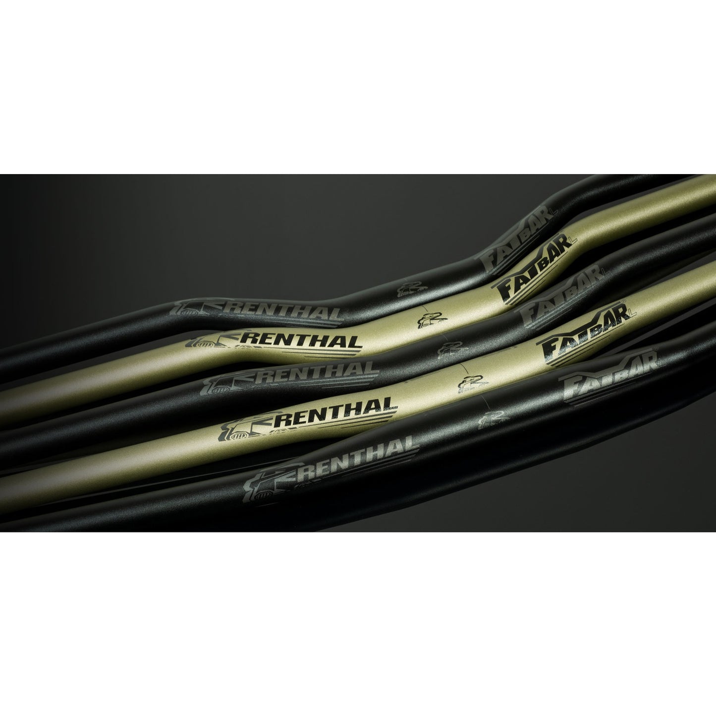 RENTHAL V3 FATBAR LITE Rise 20mm 760mm Musta ripustin musta