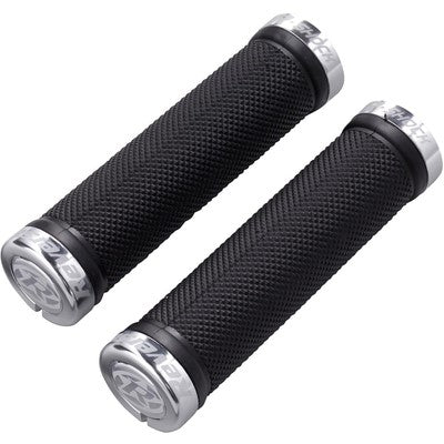 REVERSE COMPONENTS R-SHOCK Lock-On kahvat Musta/hopea