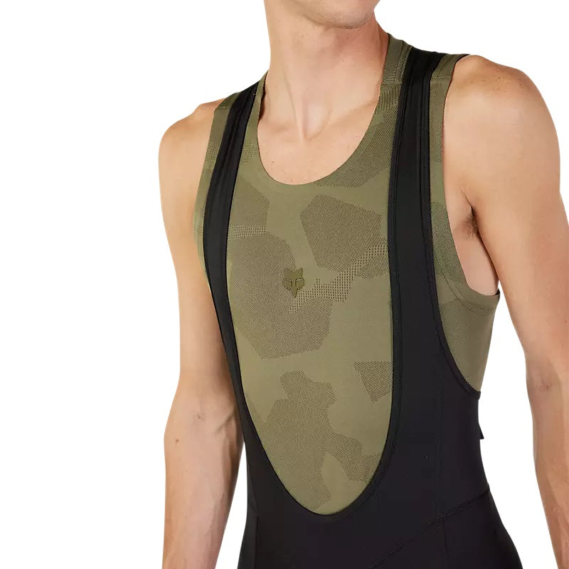 FOX TECBASE Bib Shortsit Musta 2025