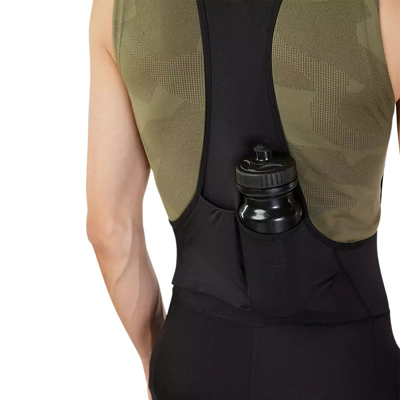 FOX TECBASE Bib Shortsit Musta 2025