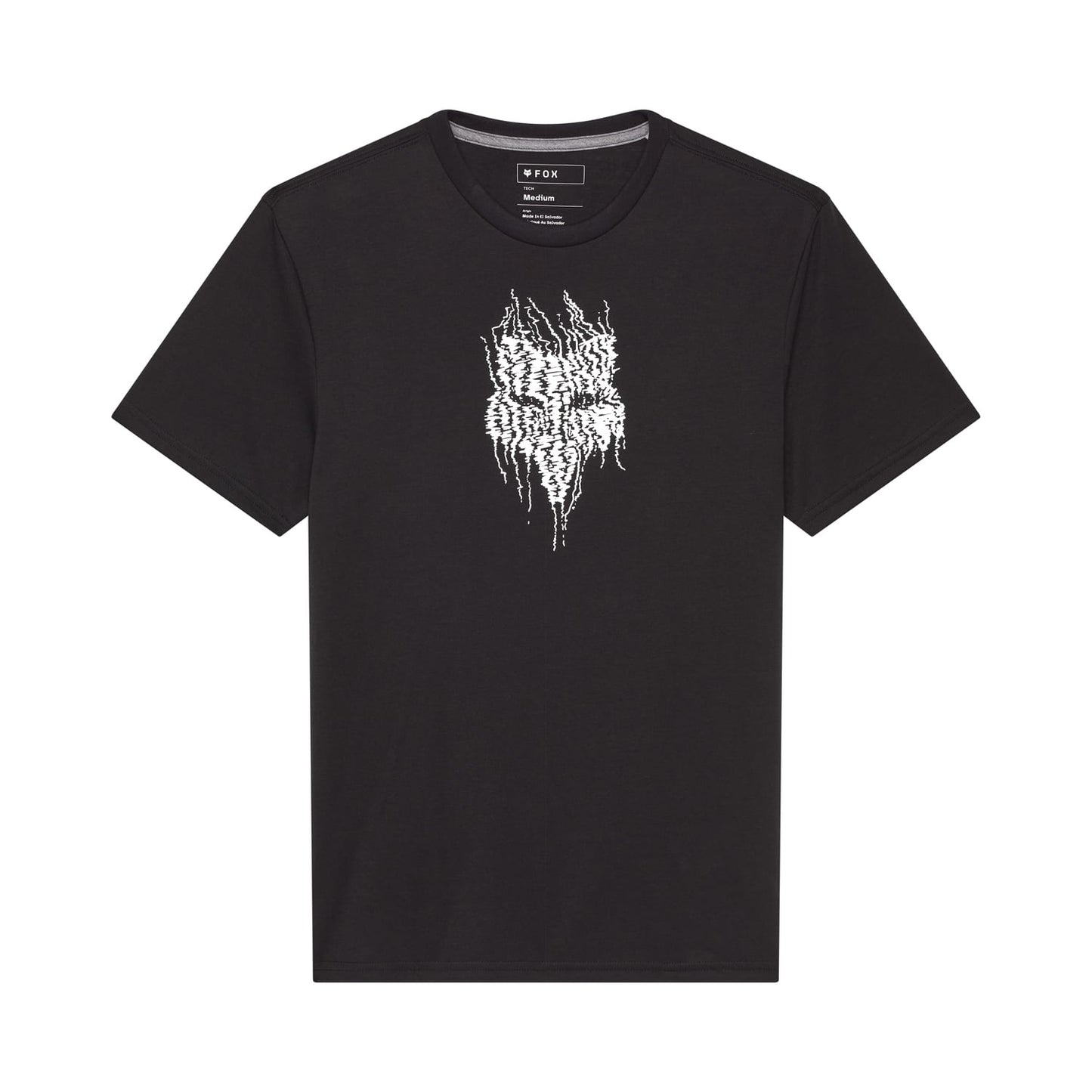 FOX BARK TECH TEE Lyhythihainen trikoo Musta 2025
