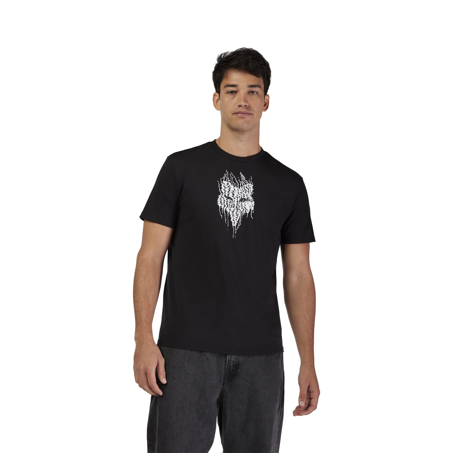 FOX BARK TECH TEE Lyhythihainen trikoo Musta 2025