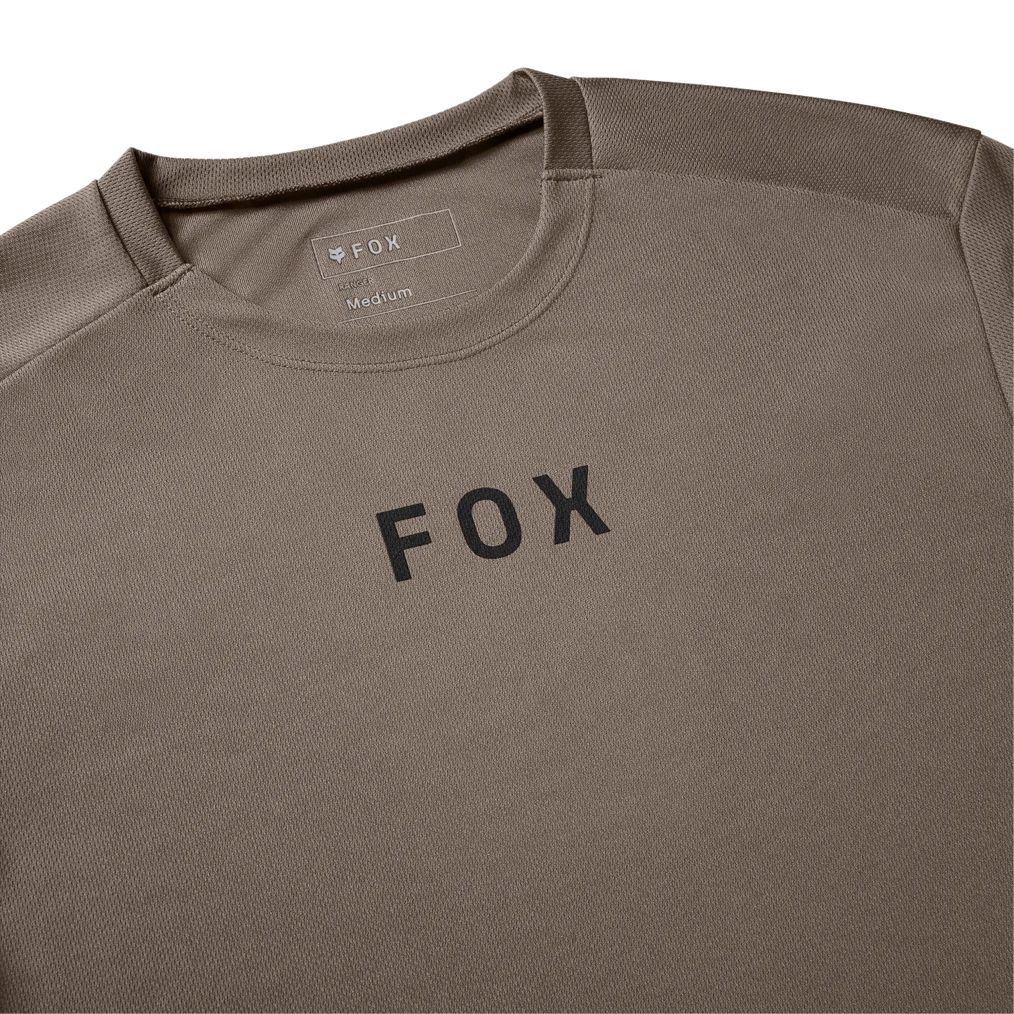 FOX RANGER WORDMARK lyhythihainen Jersey Ruskea muskottipähkinäinen