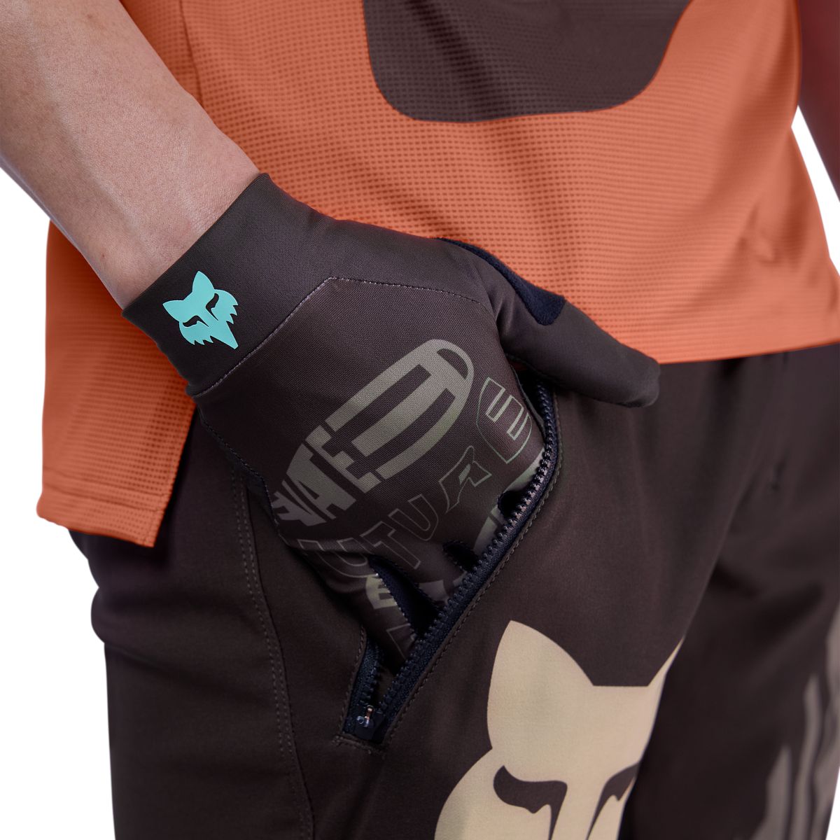 FOX FLEXAIR ELEVATED housut ruskea