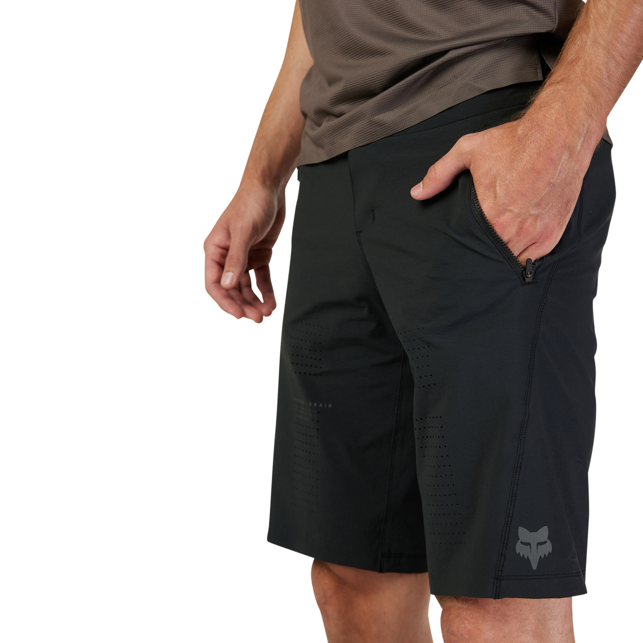 FOX FLEXAIR shortsit musta