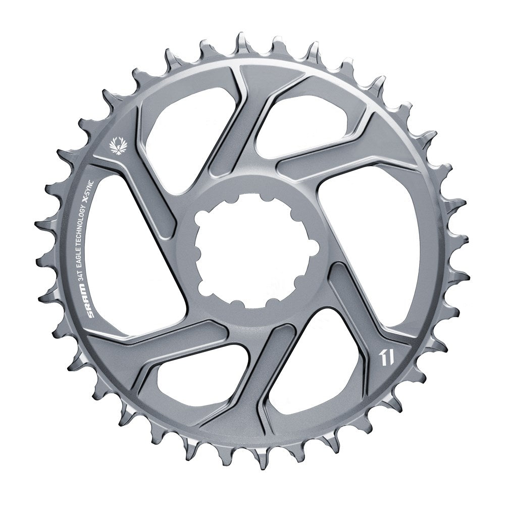 SRAM X-SYNC 2 EAGLE BOOST 12V Direct Mount Offset 3mm Mono ketjupyörä Harmaa