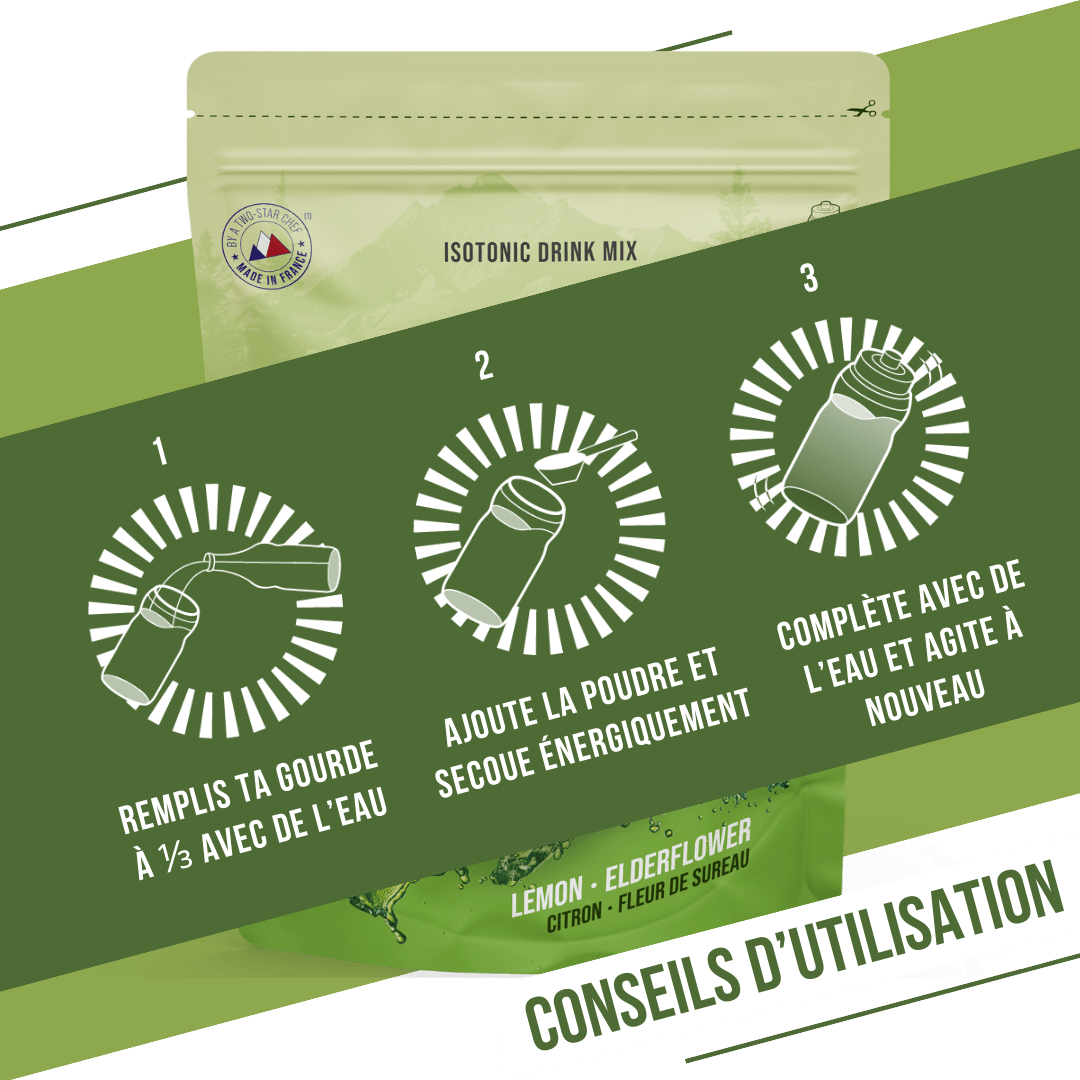 BAOUW ISOTONIC Energiajuoma (585g) Sitruuna-Herukkaa