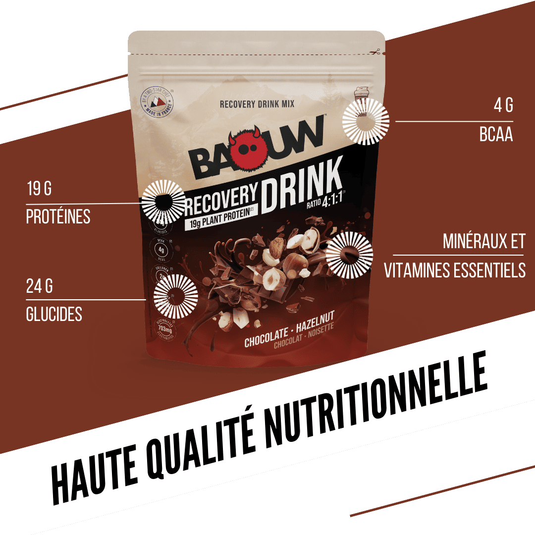 BAOUW RECOVERY Drink (500g) Suklaa hasselpähkinäinen