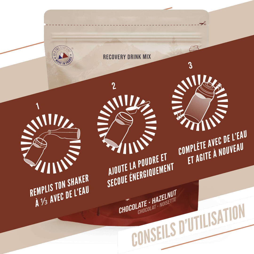 BAOUW RECOVERY Drink (500g) Suklaa hasselpähkinäinen