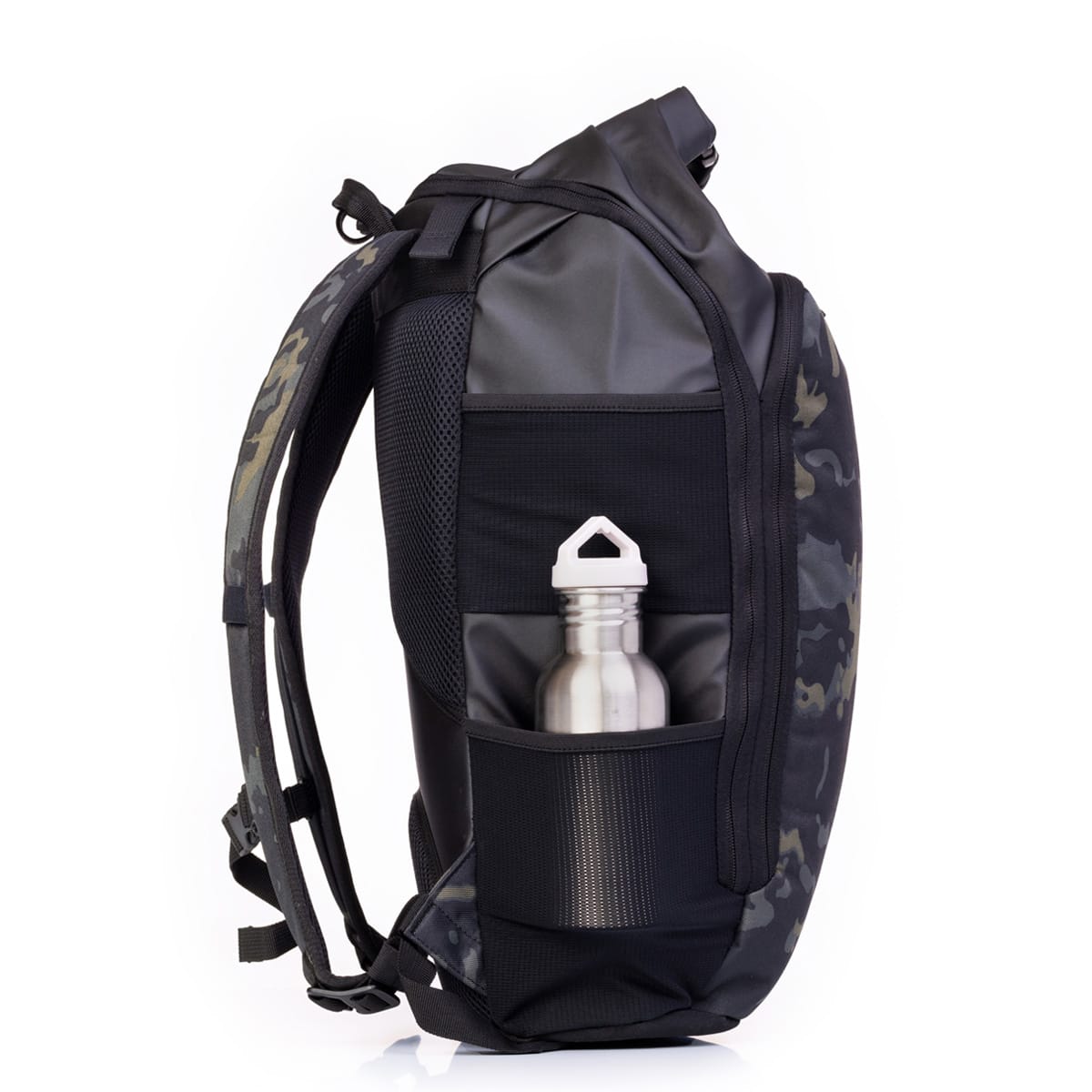 BUDS CITY BAG TRAVEL 35 L reppu musta/camo