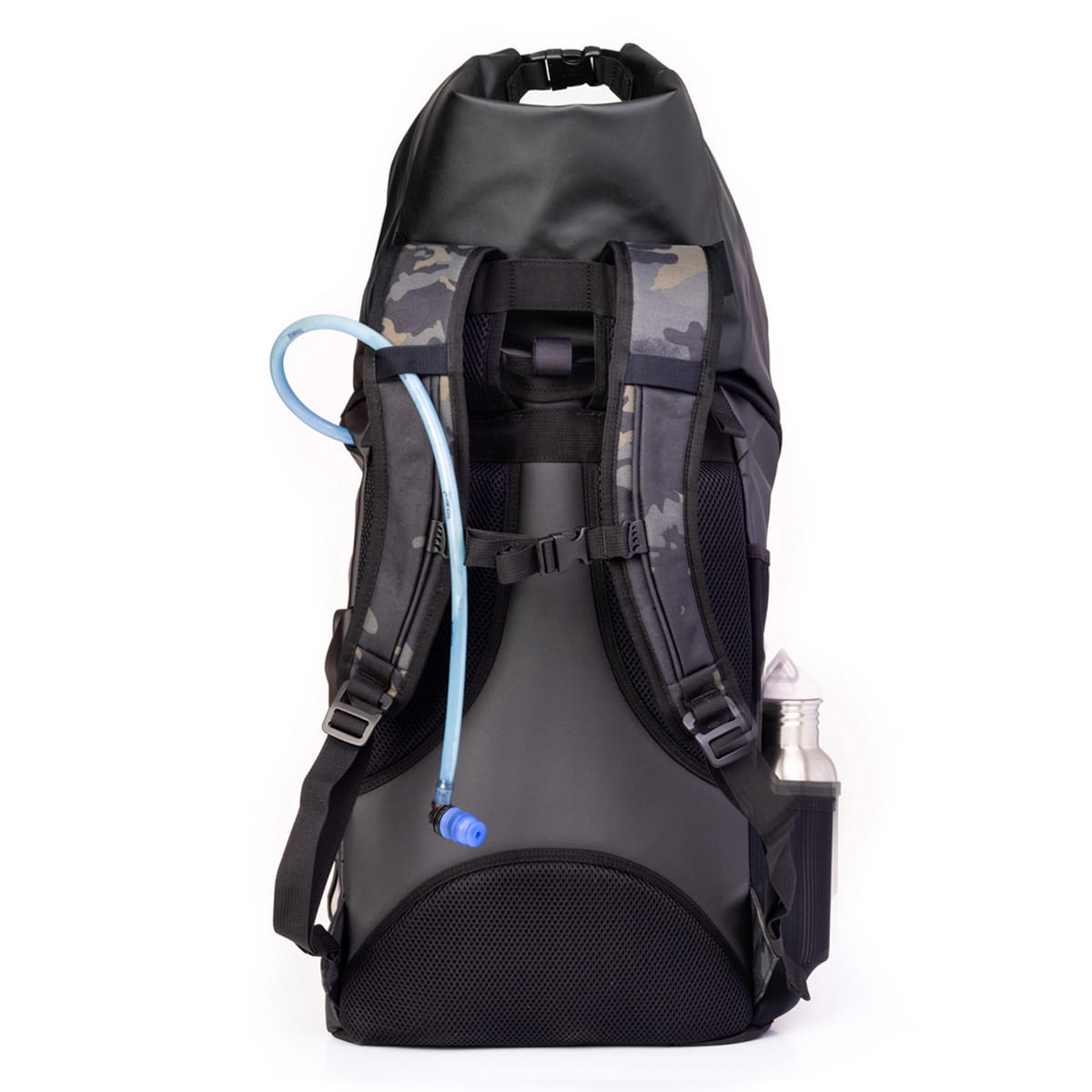 BUDS CITY BAG TRAVEL 35 L reppu musta/camo