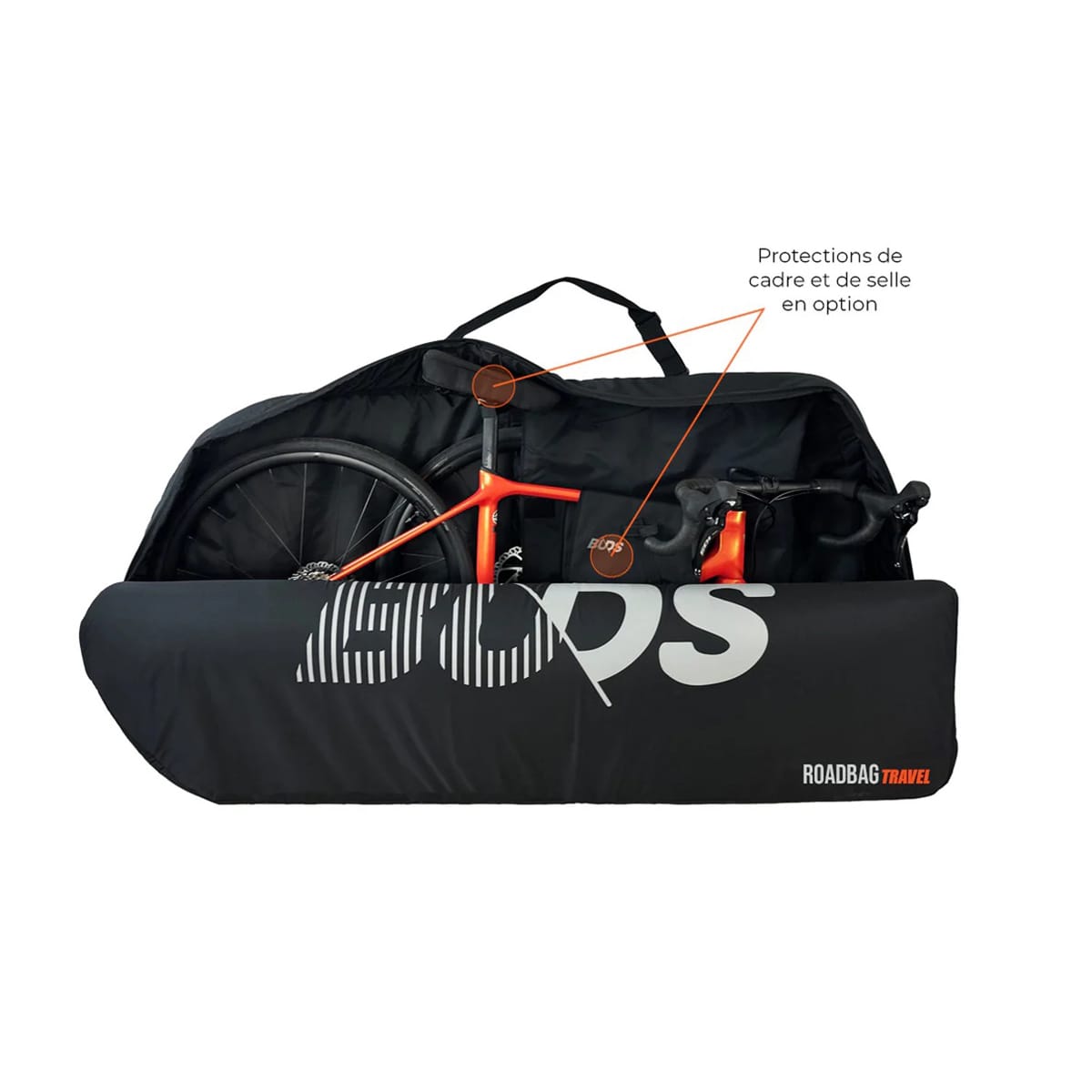 BUDS ROADBAG TRAVEL maantiepyörän suojus (Special Plane) Musta