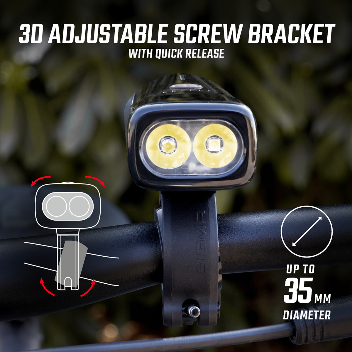 Ruuvivalon kiinnike SIGMA AURA 100/BUSTER 800/BUSTER 1100 SIGMA AURA 100/BUSTER 800/BUSTER 1100