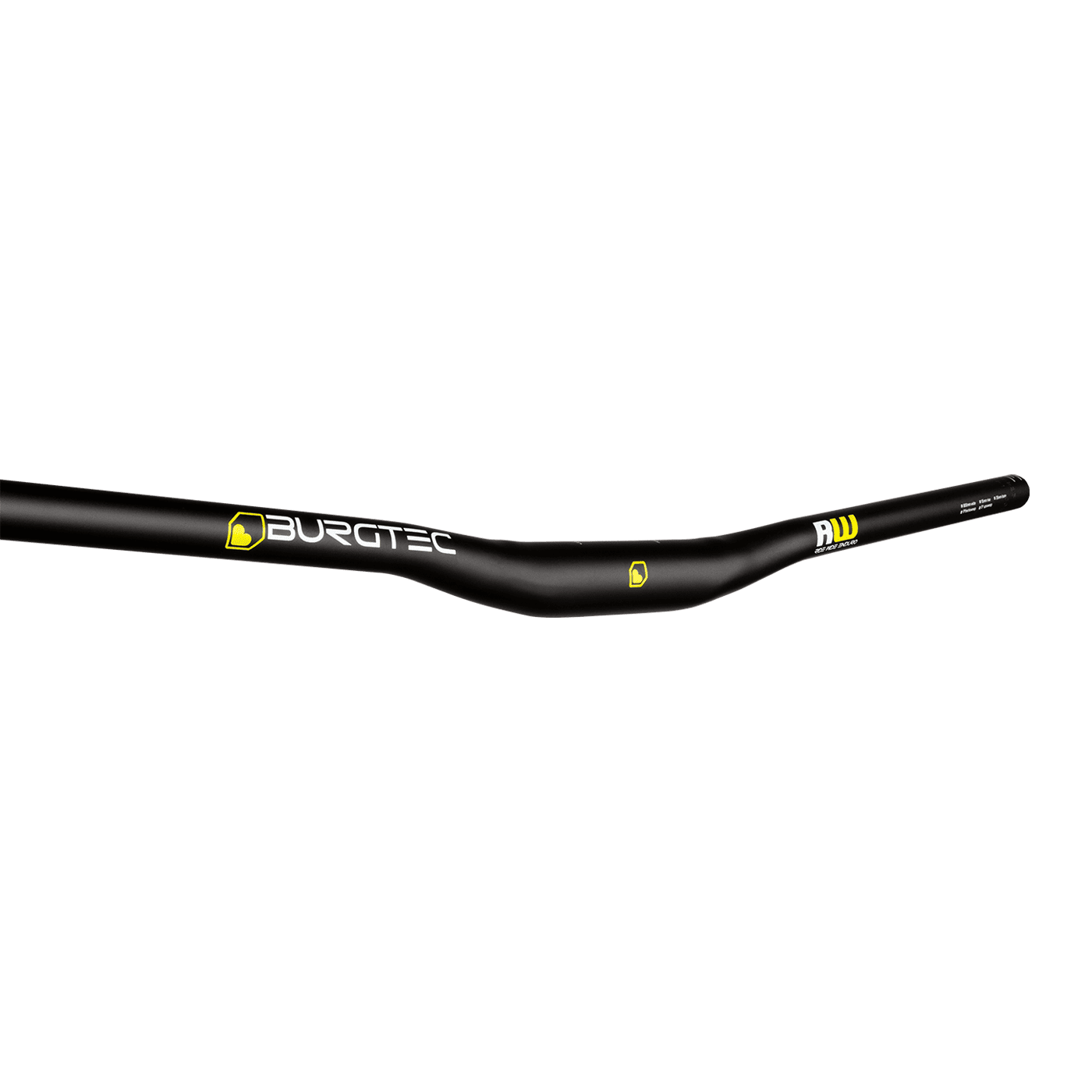 BURGTEC RIDE WIDE ENDURO Rise 15mm 800mm ripustin musta