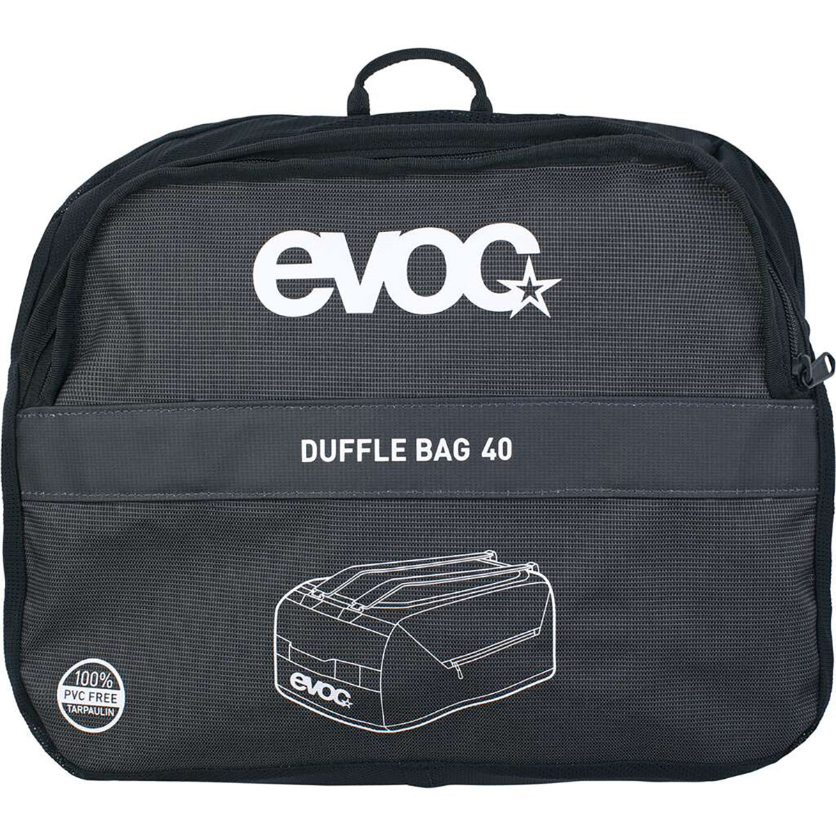 EVOC DUFFLE matkalaukku 40 L Musta