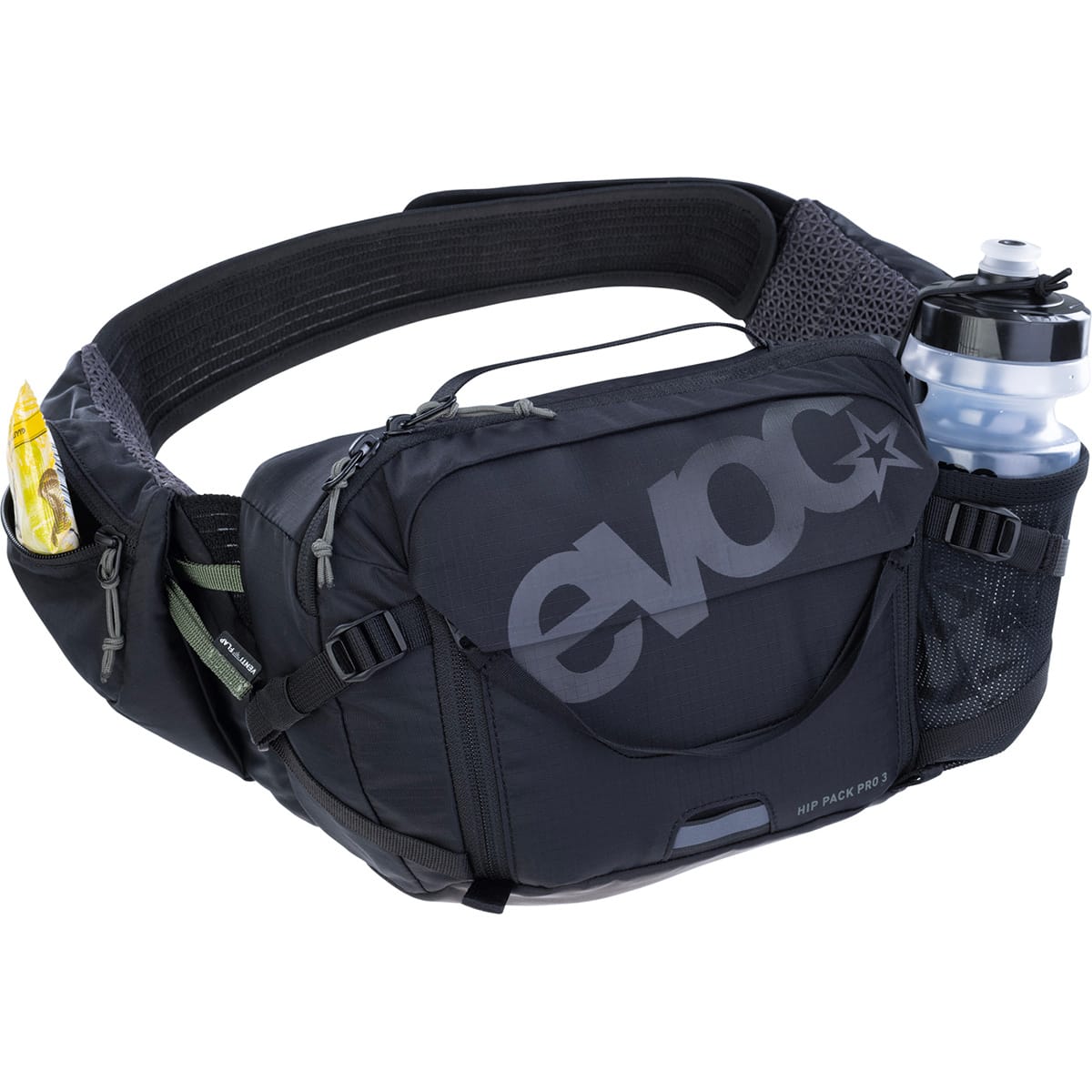 EVOC HIP PACK PRO 3 L banaanilaukku musta