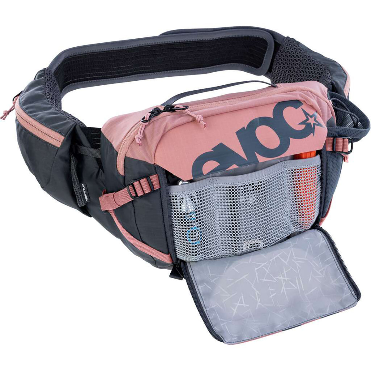 EVOC HIP PACK PRO 3 L banaanipussi vaaleanpunainen