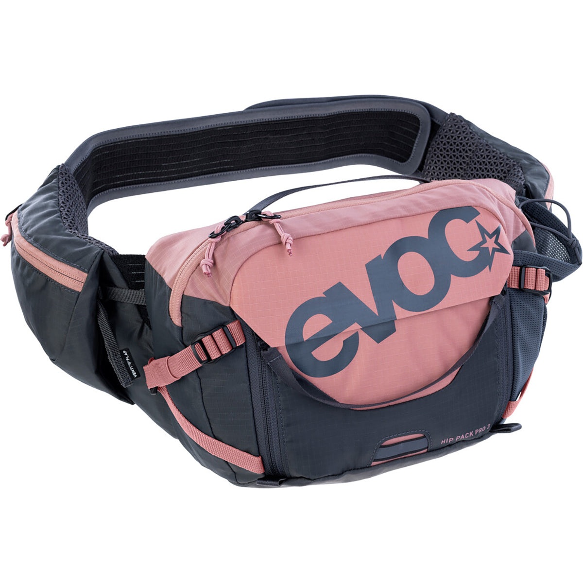 EVOC HIP PACK PRO 3 L banaanipussi vaaleanpunainen