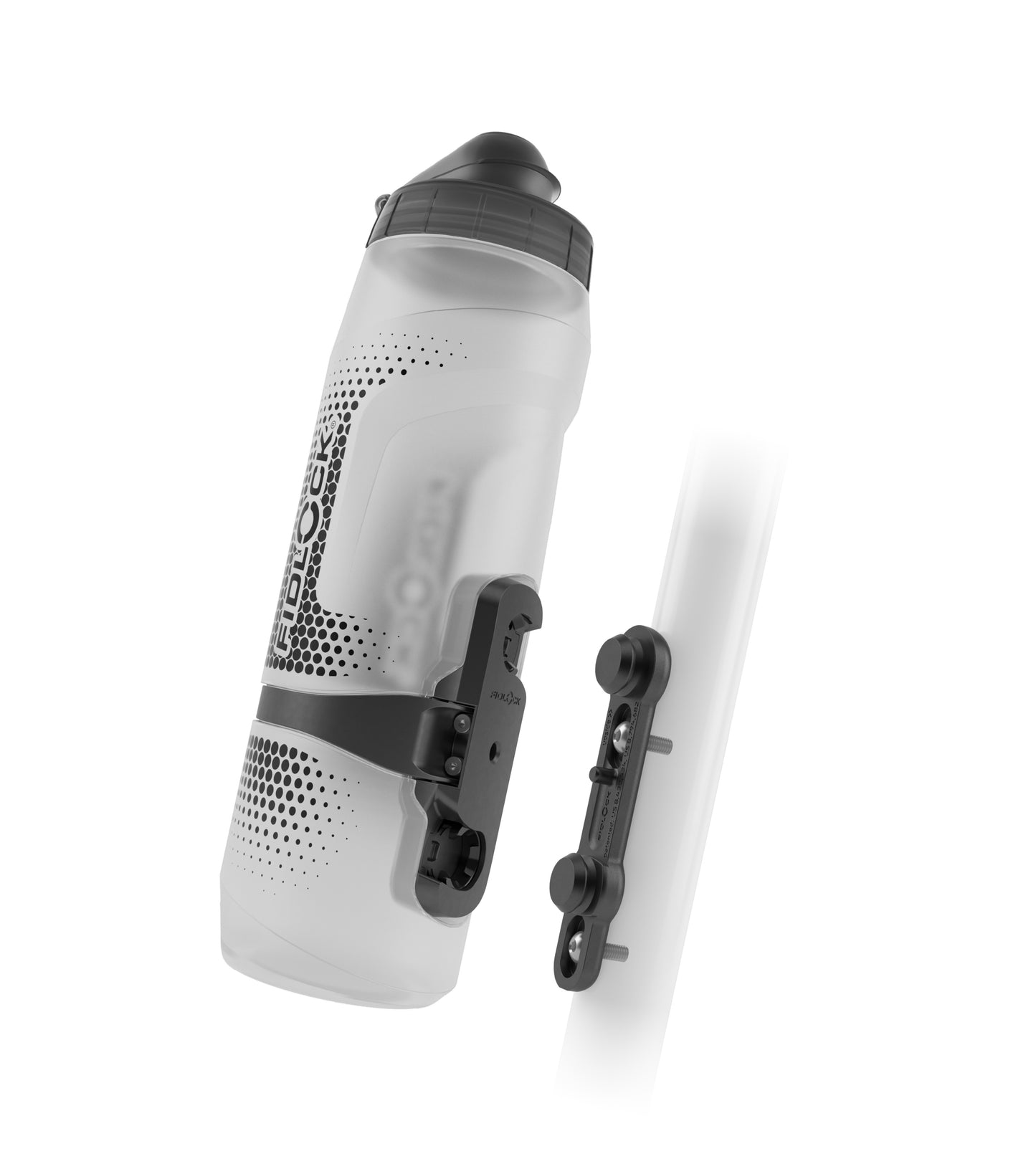 Pullo- ja pullonkantopakkaus FIDLOCK TWIST BIKE BASE 800 ml Läpinäkyvä