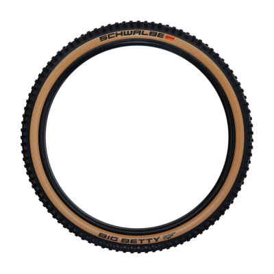 SCHWALBE BIG BETTY 27.5x2.40 ADDIX SOFT SUPERGRAVITY Tubeless Ready Soft Musta/ruskea rengas