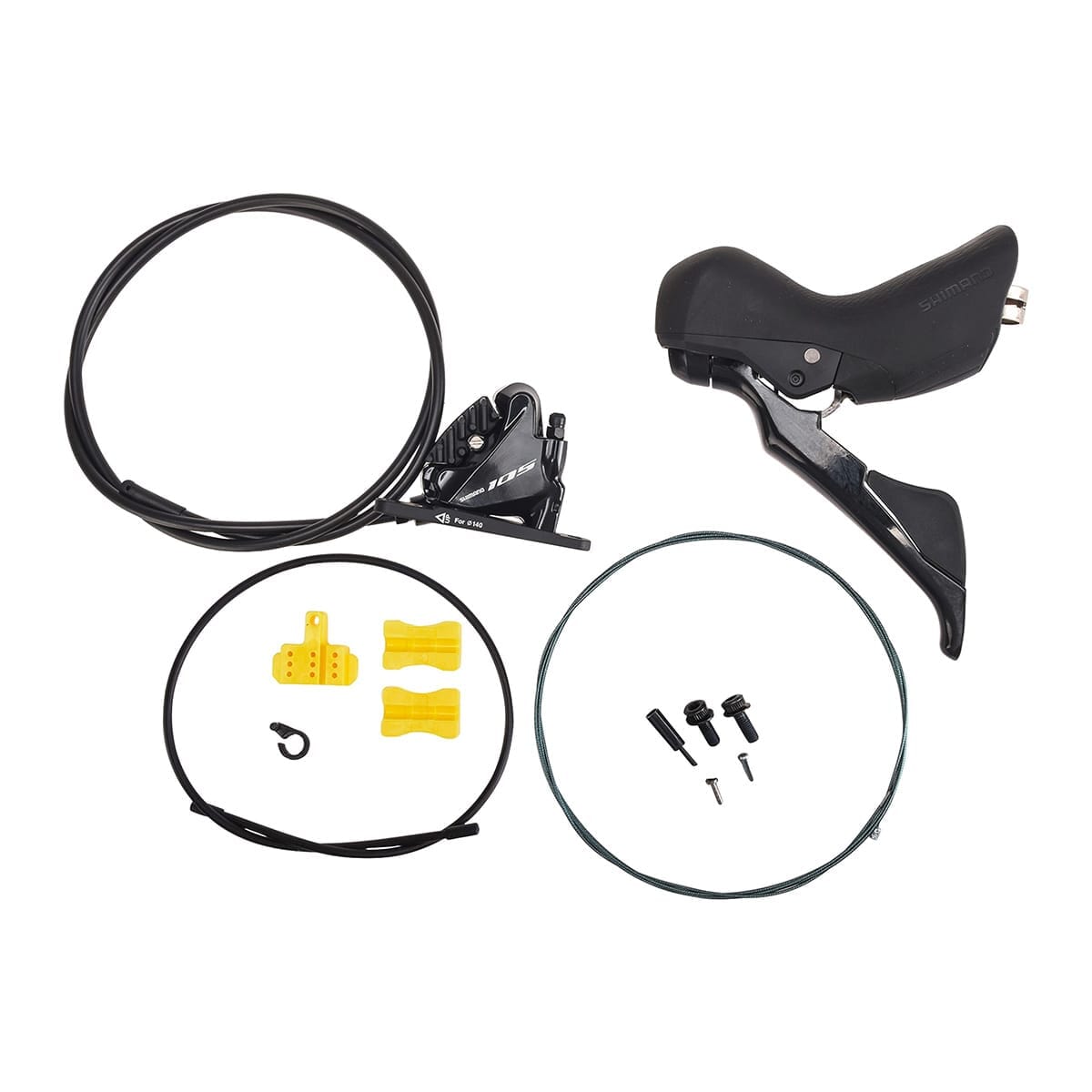 Pari SHIMANO 105 R7020 2x11 2x11 Flat Mount Discless-vipuja ja jarrusatulat