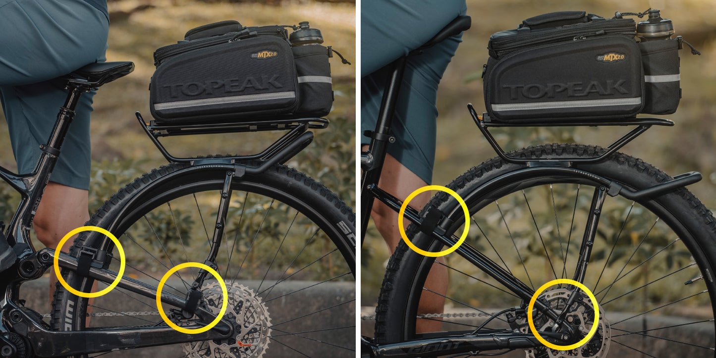 MTB-kannatin TOPEAK TETRARACK M2 HD Musta
