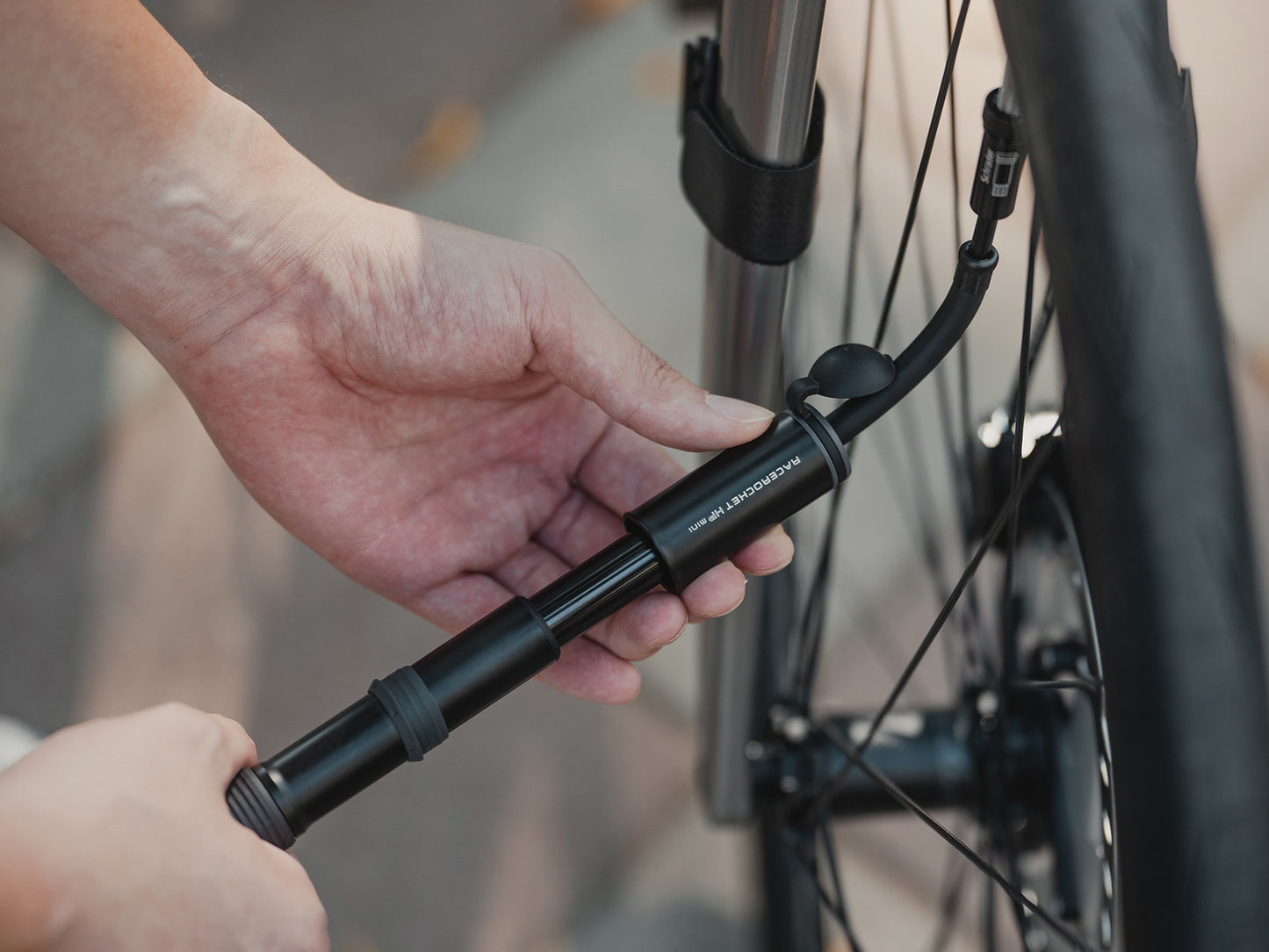 TOPEAK RACEROCKET HP Mini Gold -käsipumppu